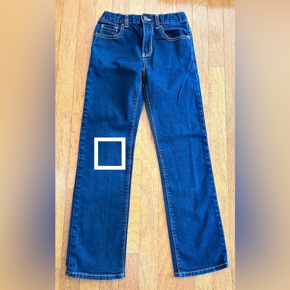 Old Navy Straight Jeans 12 Slim Adjustable Waist - Picture 4 of 8